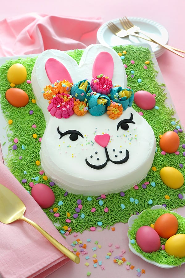 Easter Bunny Carrot Cake