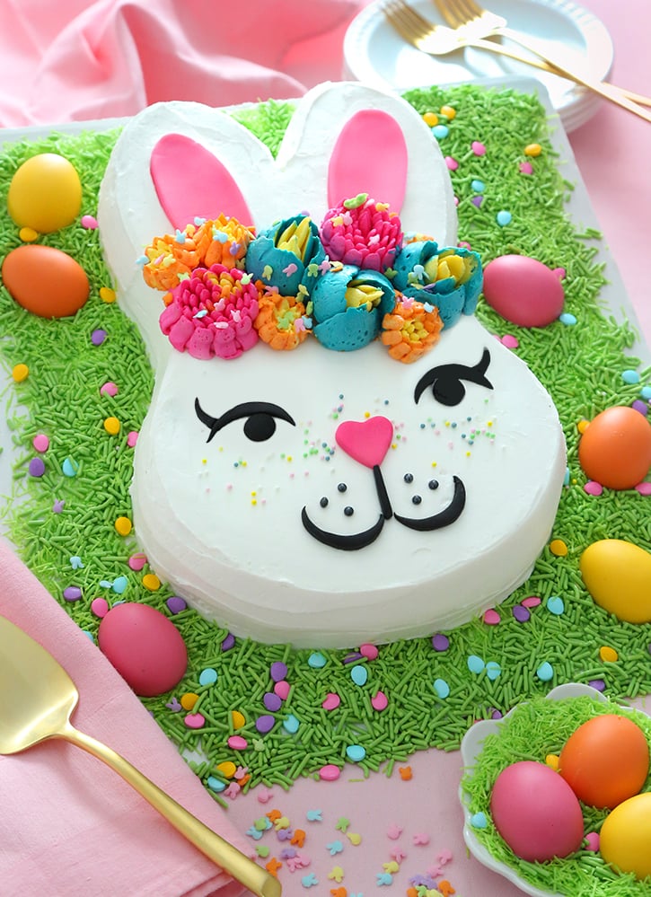 Easter Bunny Carrot Cake
