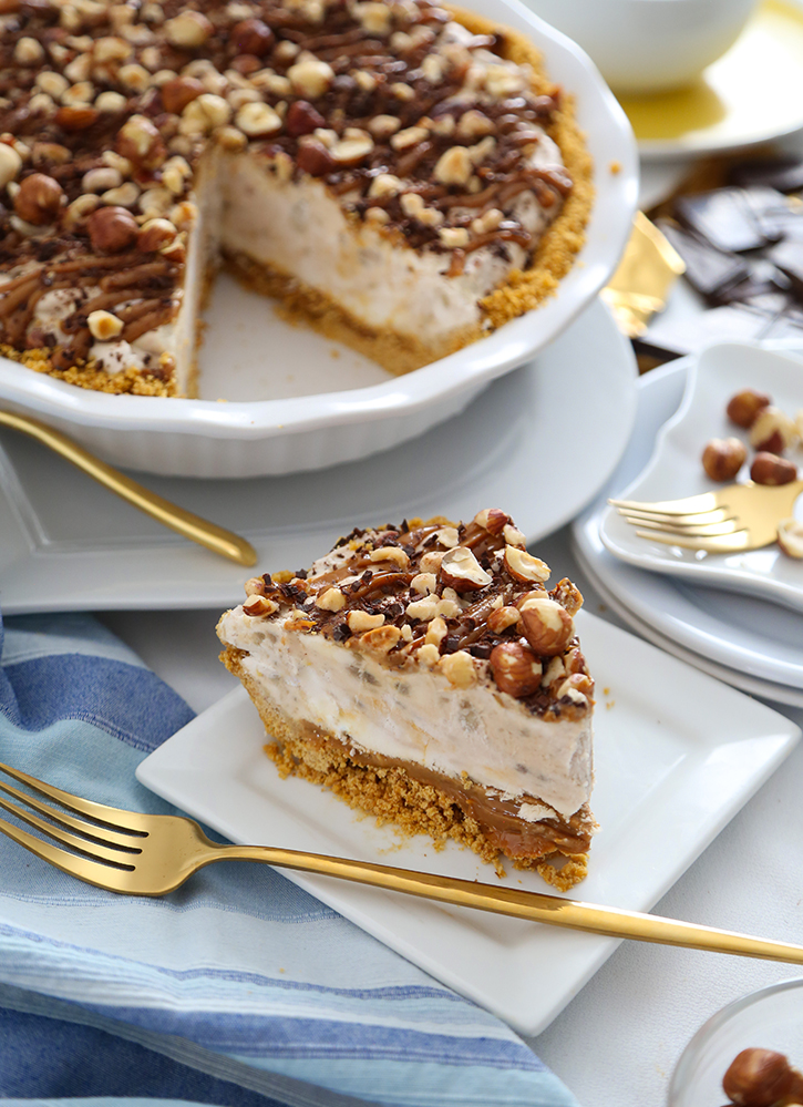 Banoffee Ice Cream Pie Sprinkle Bakes