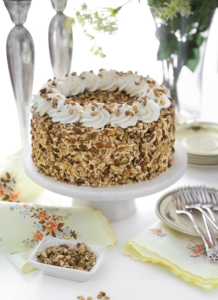Banana Black Walnut Cake