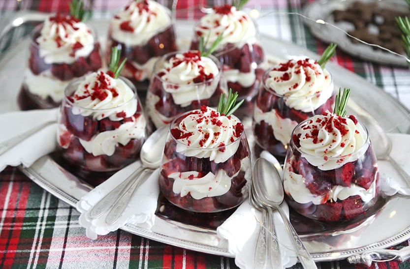 Red Velvet Trifles