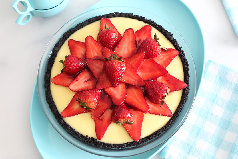 Strawberry Cream Pie