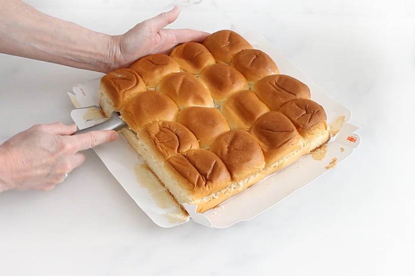 Baked Ham and Cheese Sliders