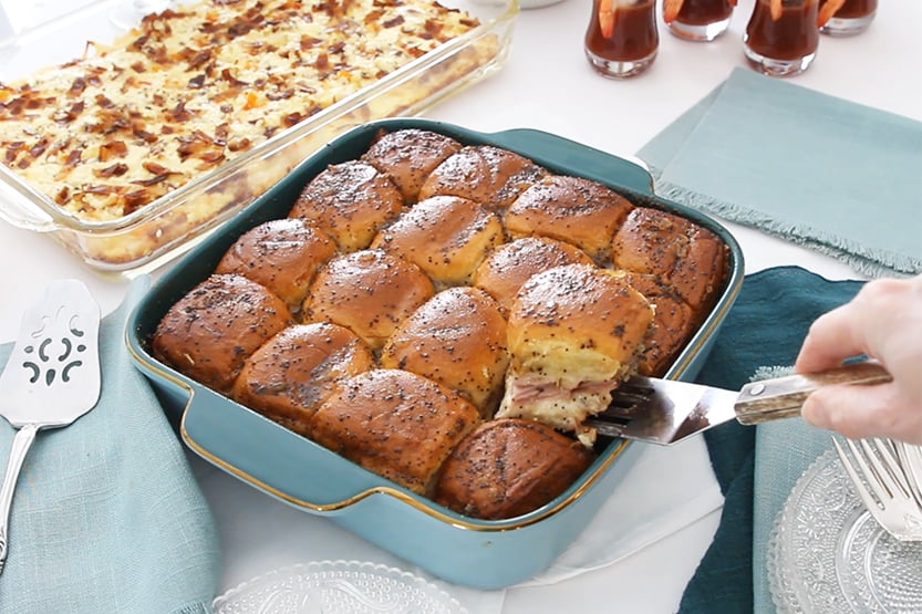 Baked Ham and Cheese Sliders