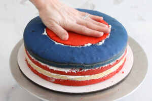 American Flag Cake - Sprinkle Bakes