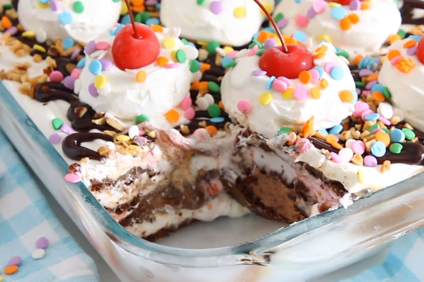Ice Cream Sandwich Sheet Cake