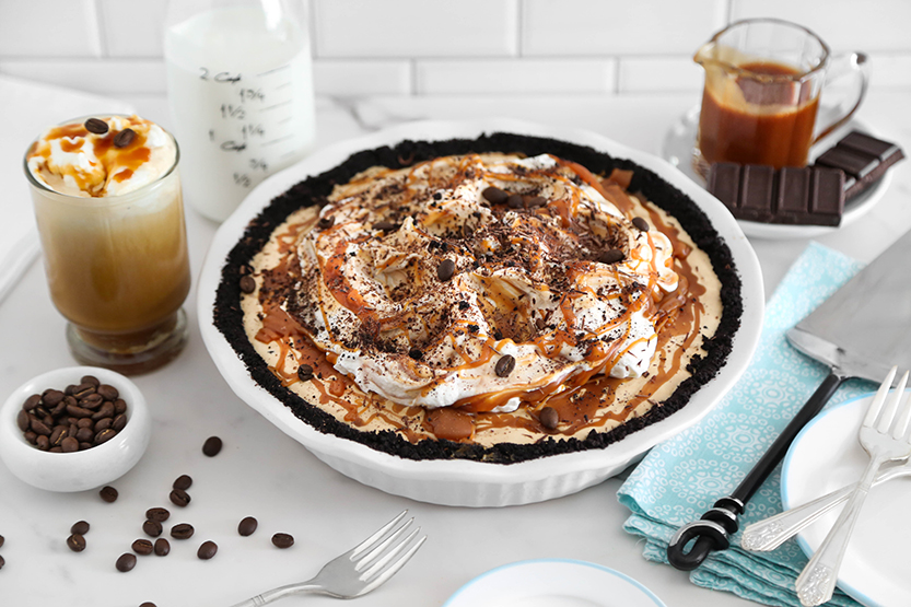 Frozen Caramel Macchiato Pie