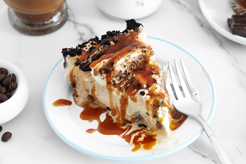 Frozen Caramel Macchiato Pie
