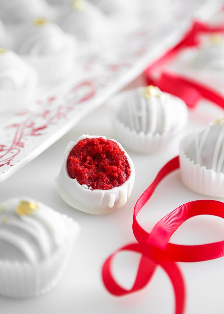 Red Velvet Cake Truffles