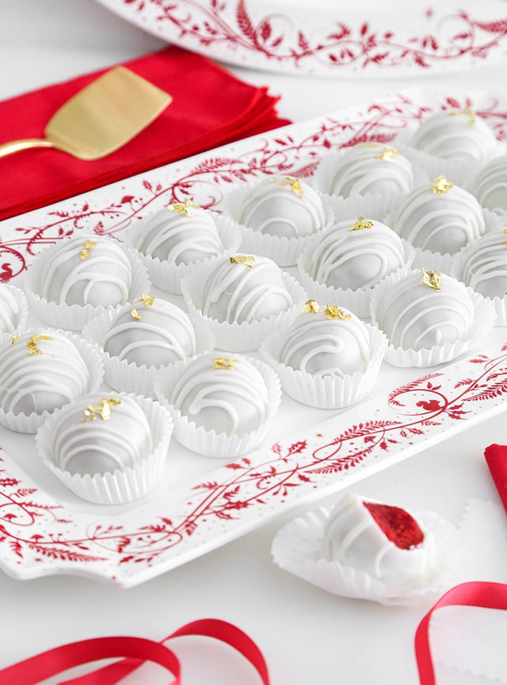 Red Velvet Cake Truffles