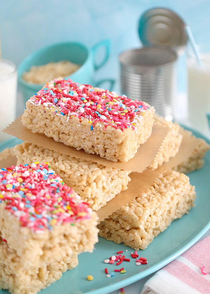Condensed Milk Rice Krispies Treats