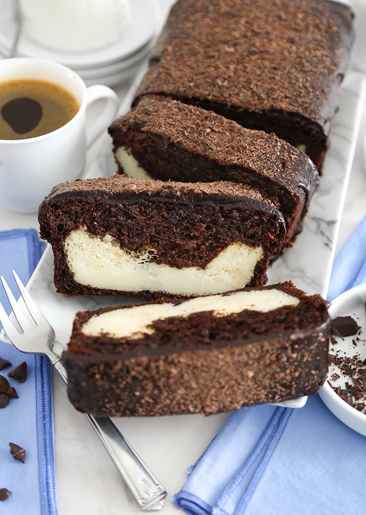 Cream Cheese Brownie Bread