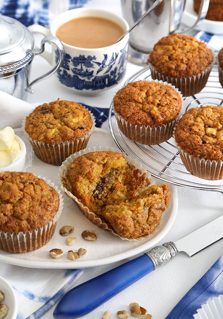 Eggless Morning Glory Muffins