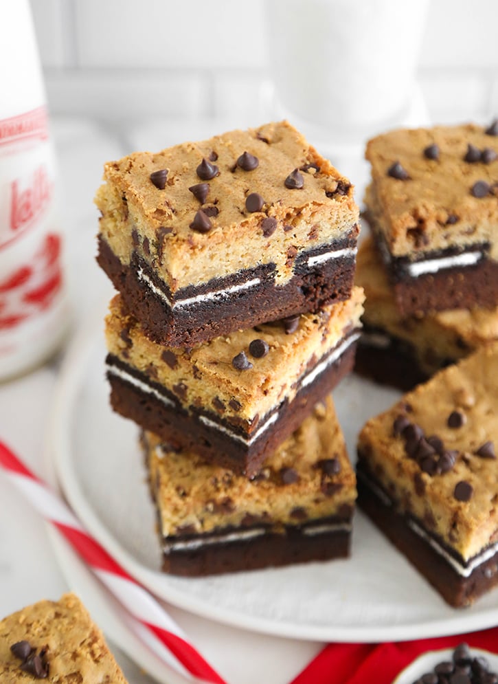 Layered Oreo Brookies