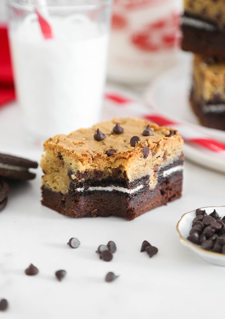Layered Oreo Brookies