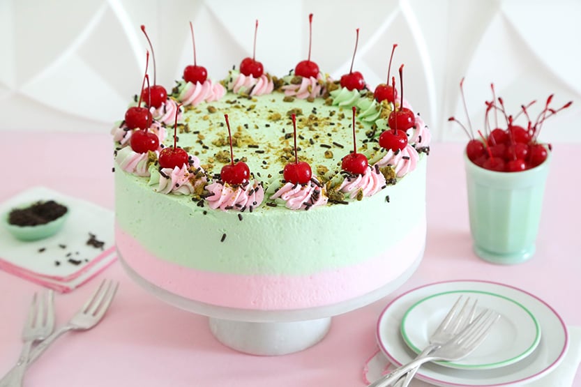 Spumoni Ice Cream Cake