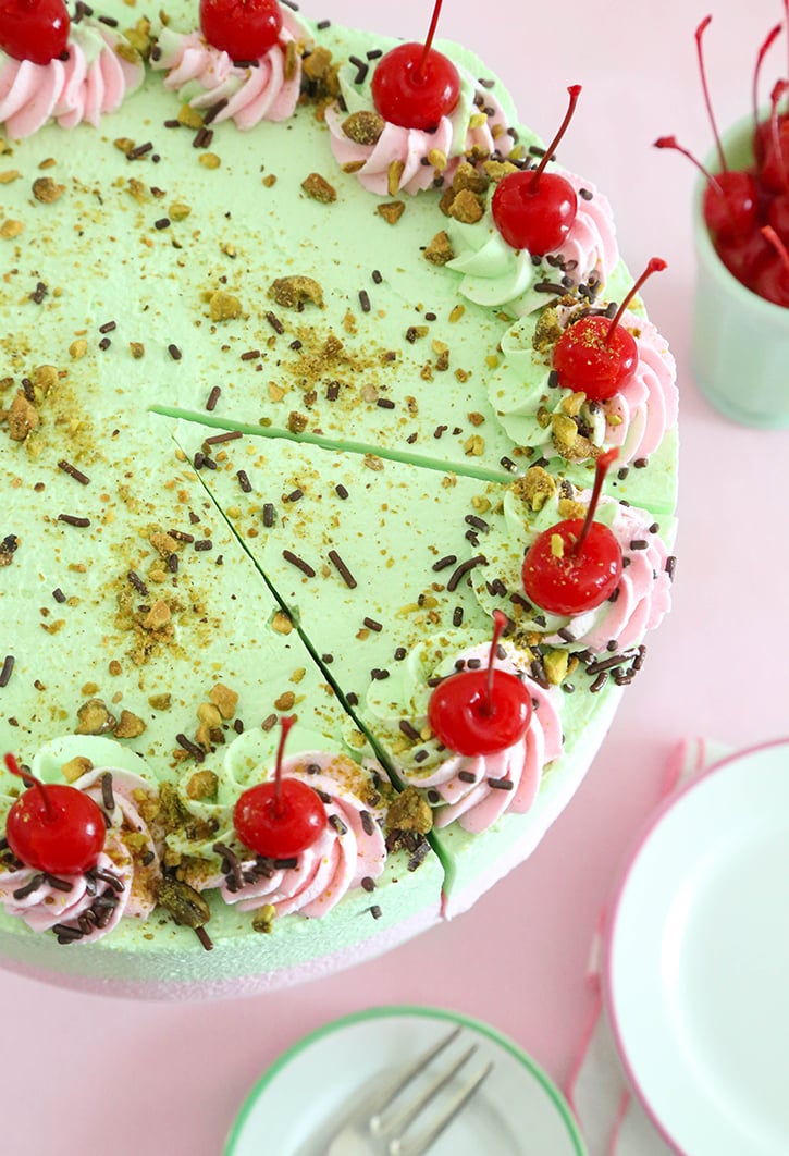 Spumoni Ice Cream Cake