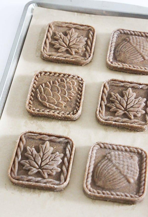 Stamped Chai Butter Cookies