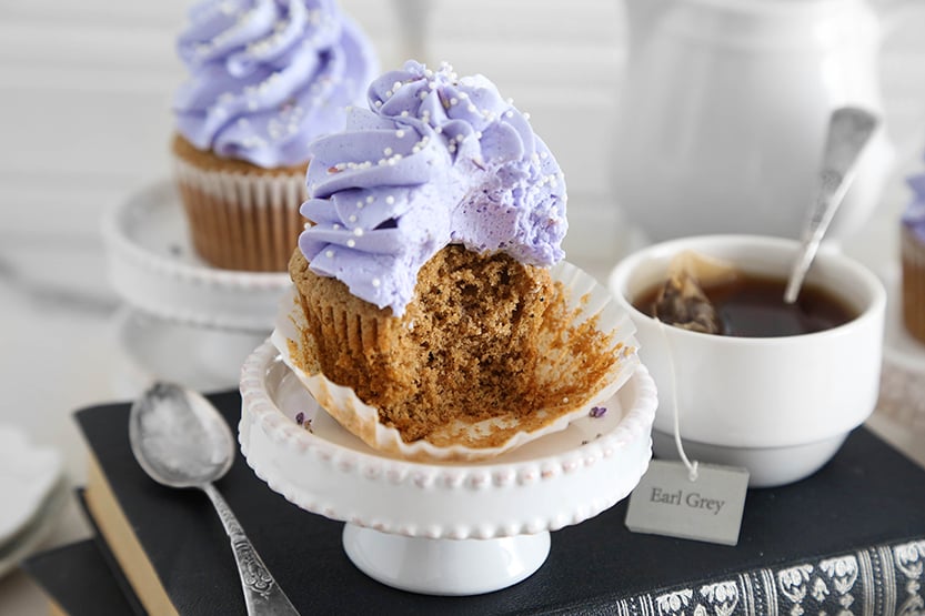 Lavender London Fog Cupcakes