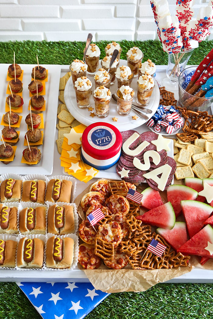4th of July Snack Board