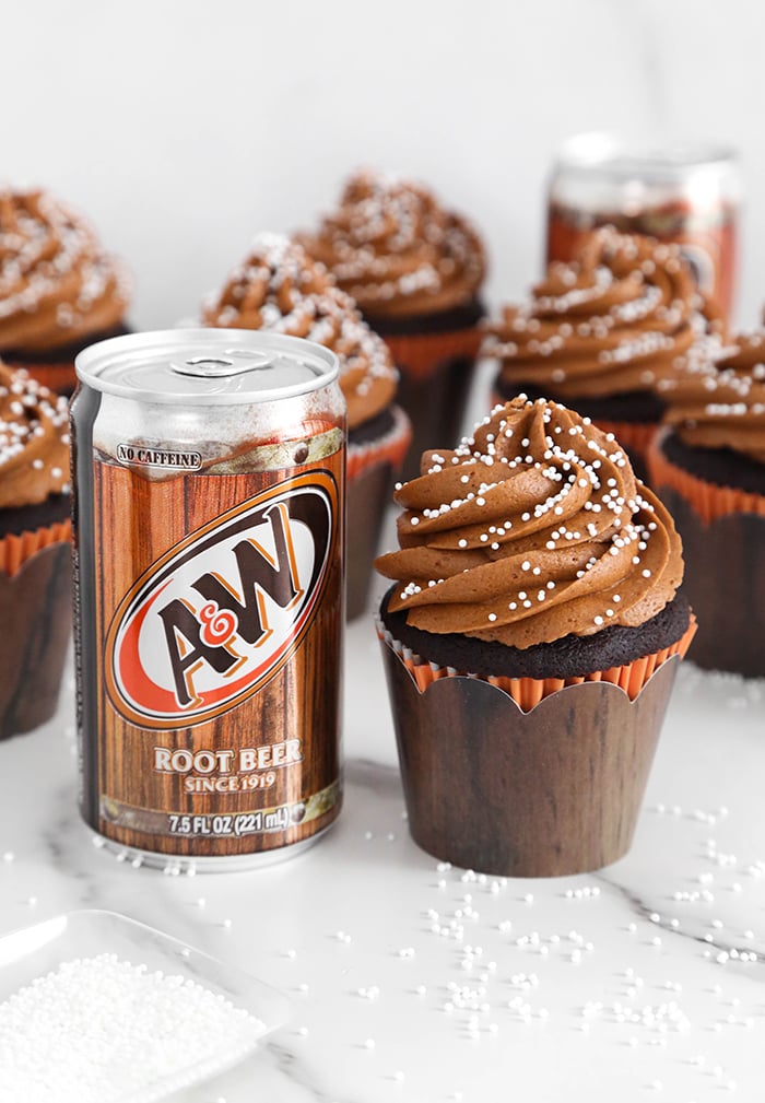 Root Beer Cupcakes