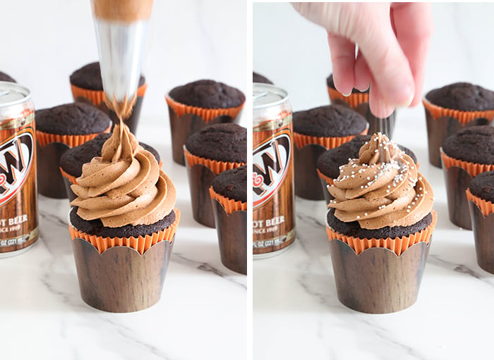 Root Beer Cupcakes